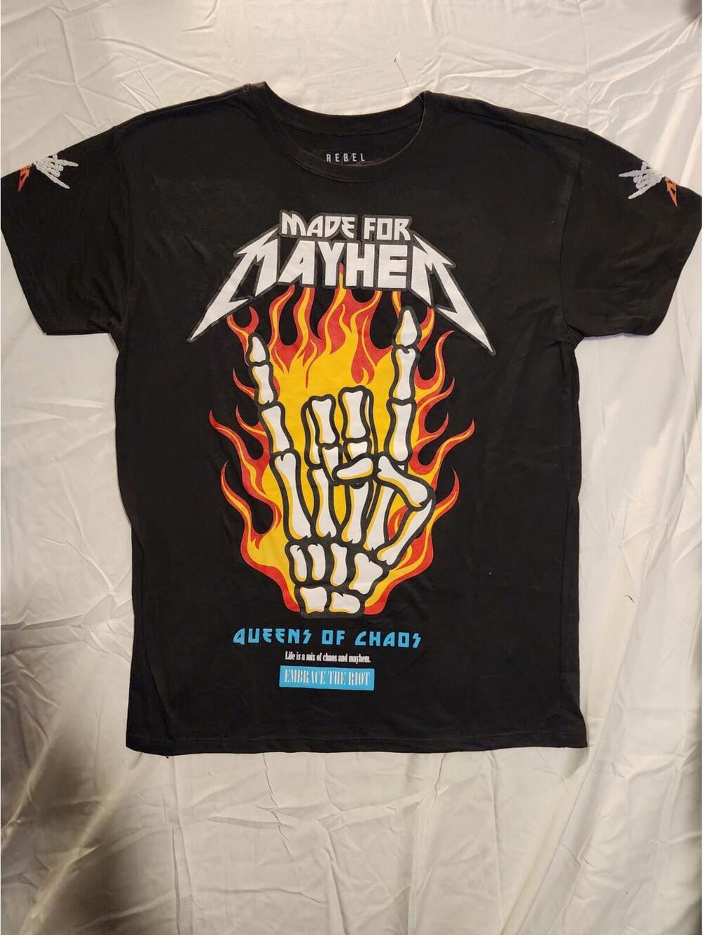 NWOT Rebel Society Made for Mayhem Queen of Chaos.  Size Womens Large